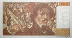 100 Francs DELACROIX imprimé en continu FRANCIA  1993 F.69bis.05 FDC