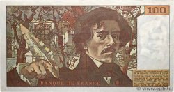 100 Francs DELACROIX modifié Fauté FRANCE  1979 F.69.02c VF+