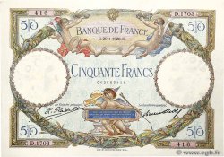 50 Francs LUC OLIVIER MERSON FRANCE  1928 F.15.02 XF-