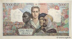 5000 Francs EMPIRE FRANÇAIS FRANCIA  1945 F.47.45 MBC+