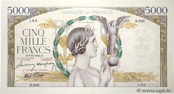 5000 Francs VICTOIRE Impression à plat FRANCE  1941 F.46.27 XF