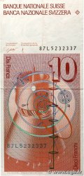 10 Francs SUISSE  1987 P.53g VF
