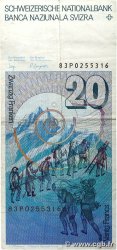 20 Francs SUISSE  1983 P.55e F