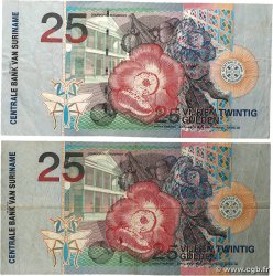 25 Gulden Lot SURINAM  2000 P.148 F