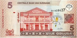 5 Dollars SURINAM  2004 P.157a