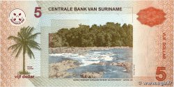5 Dollars SURINAM  2004 P.157a UNC