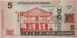5 Dollars SURINAM  2010 P.162a
