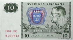 10 Kronor SWEDEN  1984 P.52e