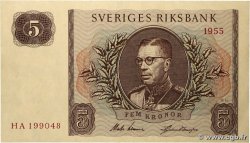 5 Kronor SWEDEN  1955 P.42b