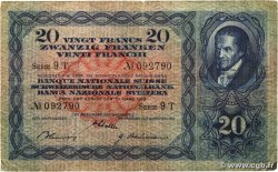 20 Francs SWITZERLAND  1938 P.39g