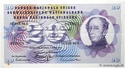 20 Francs SWITZERLAND  1973 P.46u