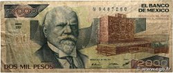 2000 Pesos MEXIQUE  1987 P.086b