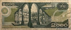 2000 Pesos MEXIQUE  1987 P.086b B+