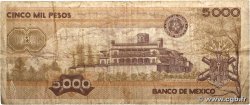 5000 Pesos MEXIQUE  1985 P.088a B+