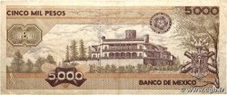 5000 Pesos MEXIQUE  1987 P.088b B+