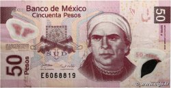 50 Pesos MEXICO  2008 P.123f