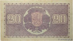 20 Markkaa FINLAND  1939 P.071a VF+