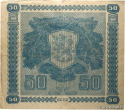 50 Markkaa FINLAND  1939 P.072a VF