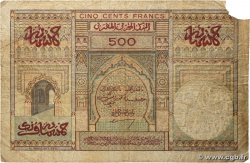 500 Francs MOROCCO  1949 P.46 G