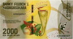 2000 Ariary MADAGASCAR  2017 P.101 UNC