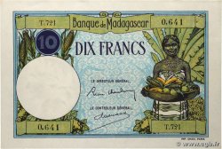 10 Francs MADAGASCAR  1937 P.036