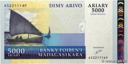 5000 Ariary MADAGASCAR  2009 P.091a