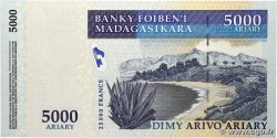 5000 Ariary MADAGASCAR  2009 P.091a UNC