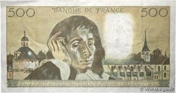 500 Francs PASCAL FRANCE  1991 F.71.48 VF