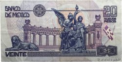 20 Nuevos Pesos MEXIQUE  1992 P.100 TB