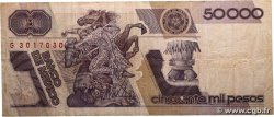 50000 Pesos MEXICO  1990 P.093b F