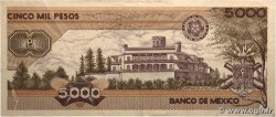 5000 Pesos MEXICO  1989 P.088c SS