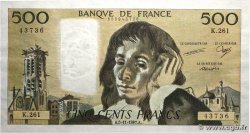 500 Francs PASCAL FRANKREICH  1987 F.71.37 fST+