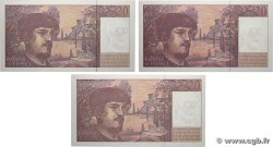 20 Francs DEBUSSY Modifié Lot FRANKREICH  1997 F.66ter.02A59 -A60 - A61 ST