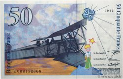 50 Francs SAINT-EXUPÉRY FRANCE  1993 F.72.02 pr.NEUF
