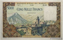 5000 Francs MAROKKO  1953 P.49 VZ