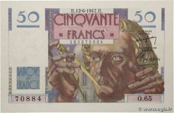 50 Francs LE VERRIER FRANKREICH  1947 F.20.08 ST