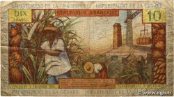 10 Francs FRENCH ANTILLES  1964 P.08b B