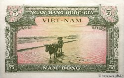 5 Dong VIETNAM DEL SUD  1955 P.02a AU