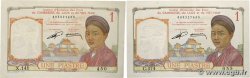 1 Piastre Lot FRANZÖSISCHE-INDOCHINA  1953 P.092 fST+
