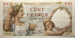100 Francs SULLY FRANCE  1940 F.26.27