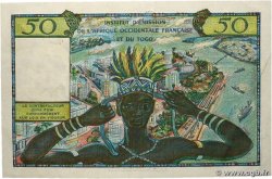 50 Francs FRENCH WEST AFRICA  1956 P.45 XF