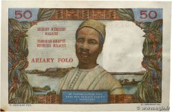 50 Francs - 10 Ariary MADAGASKAR  1969 P.061 VZ+