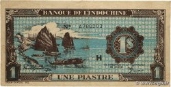 1 Piastre bleu FRANZÖSISCHE-INDOCHINA  1944 P.059b SS