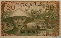 20 Cents FRANZÖSISCHE-INDOCHINA  1939 P.086d fST+