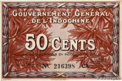 50 Cents FRANZÖSISCHE-INDOCHINA  1939 P.087d fST