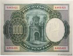1000 Pesetas SPANIEN  1925 P.070c fST