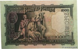 1000 Escudos Spécimen PORTUGAL  1956 P.161s VZ