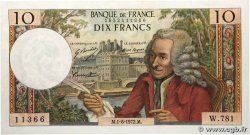 10 Francs VOLTAIRE FRANCE  1972 F.62.56