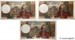 10 Francs VOLTAIRE Consécutifs FRANCE  1972 F.62.56