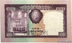 100 Escudos Spécimen PORTUGAL  1961 P.165s fST